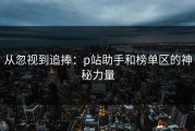 从忽视到追捧：p站助手和榜单区的神秘力量