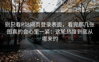 别只看P站网页登录表面，看完那几张图真的会心里一紧：这轮热度到底从哪来的