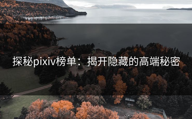 探秘pixiv榜单：揭开隐藏的高端秘密-第1张图片-p站助手短视频 - p站搬运工影视网